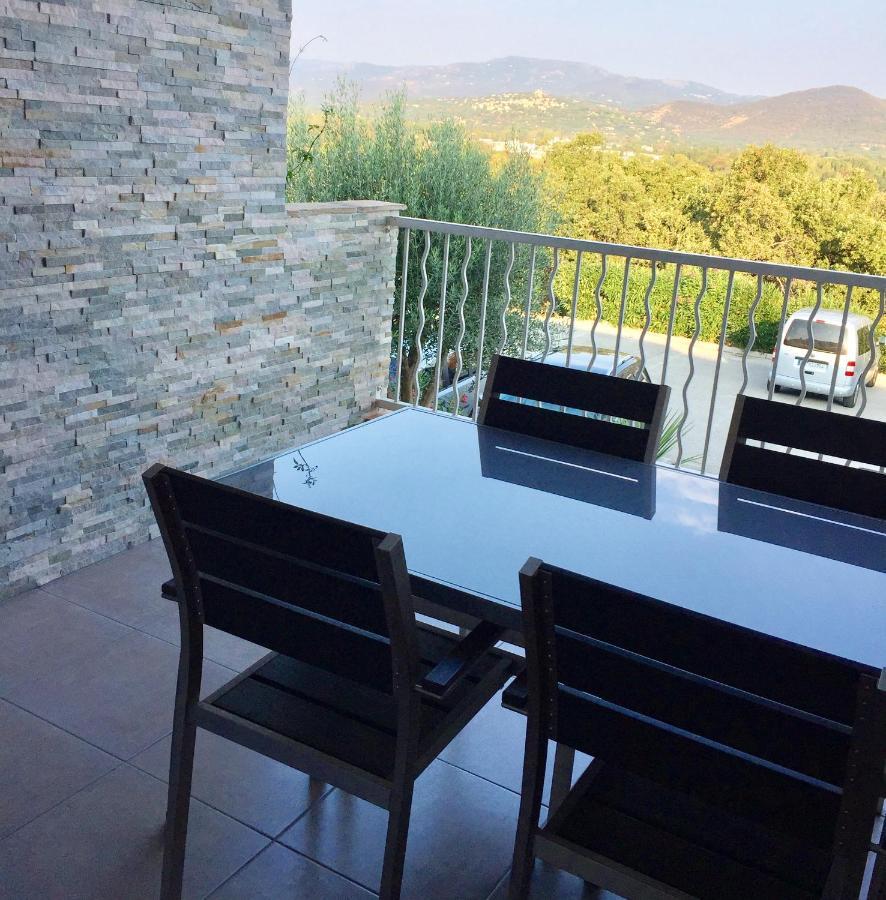 Maison Charmante A Cogolin Avec Vue Sur La Mer Et Piscine Εξωτερικό φωτογραφία